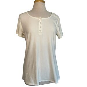torrid cream ribbed snap front shirt size 1X